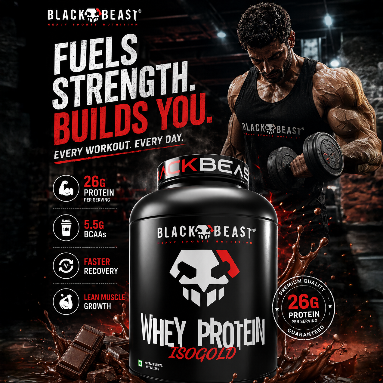 BLACKBEAST WHEY PROTEIN ISOGOLD