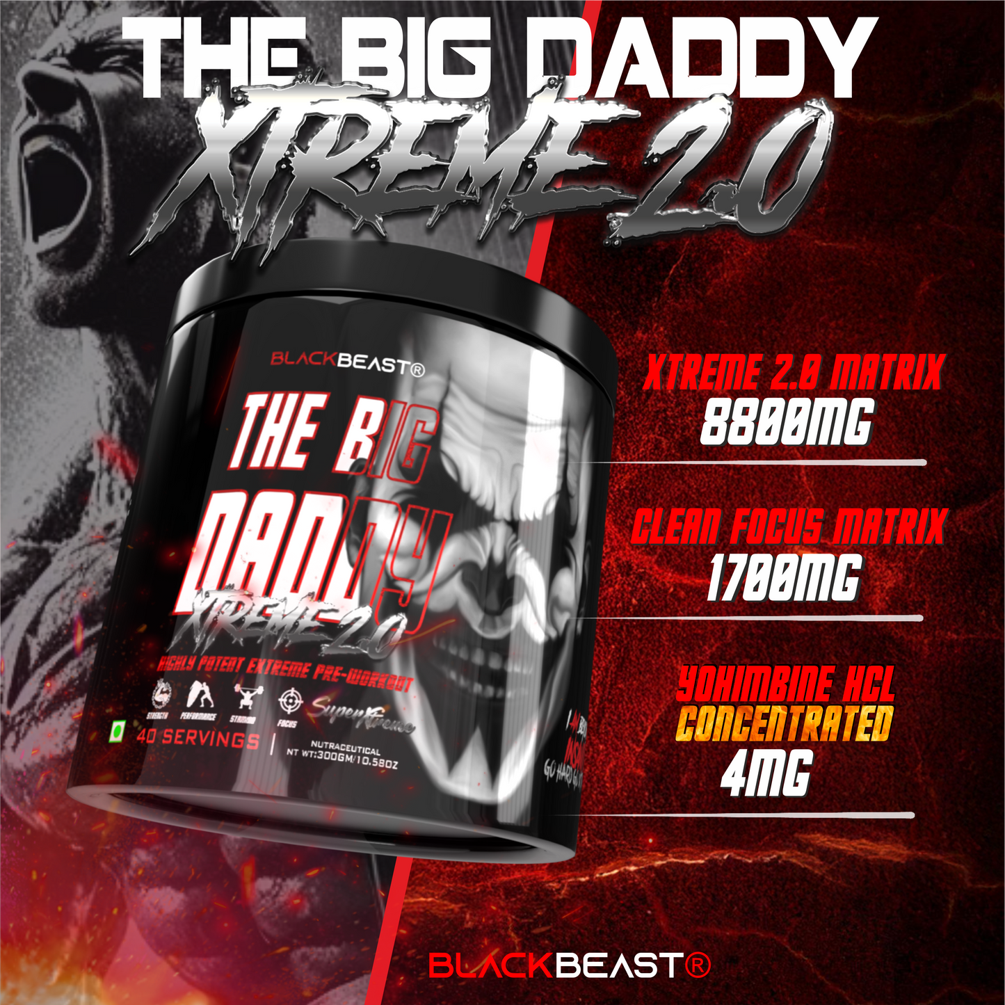 PREWORKOUT XTREME 2.0 + CREATINE COMBO