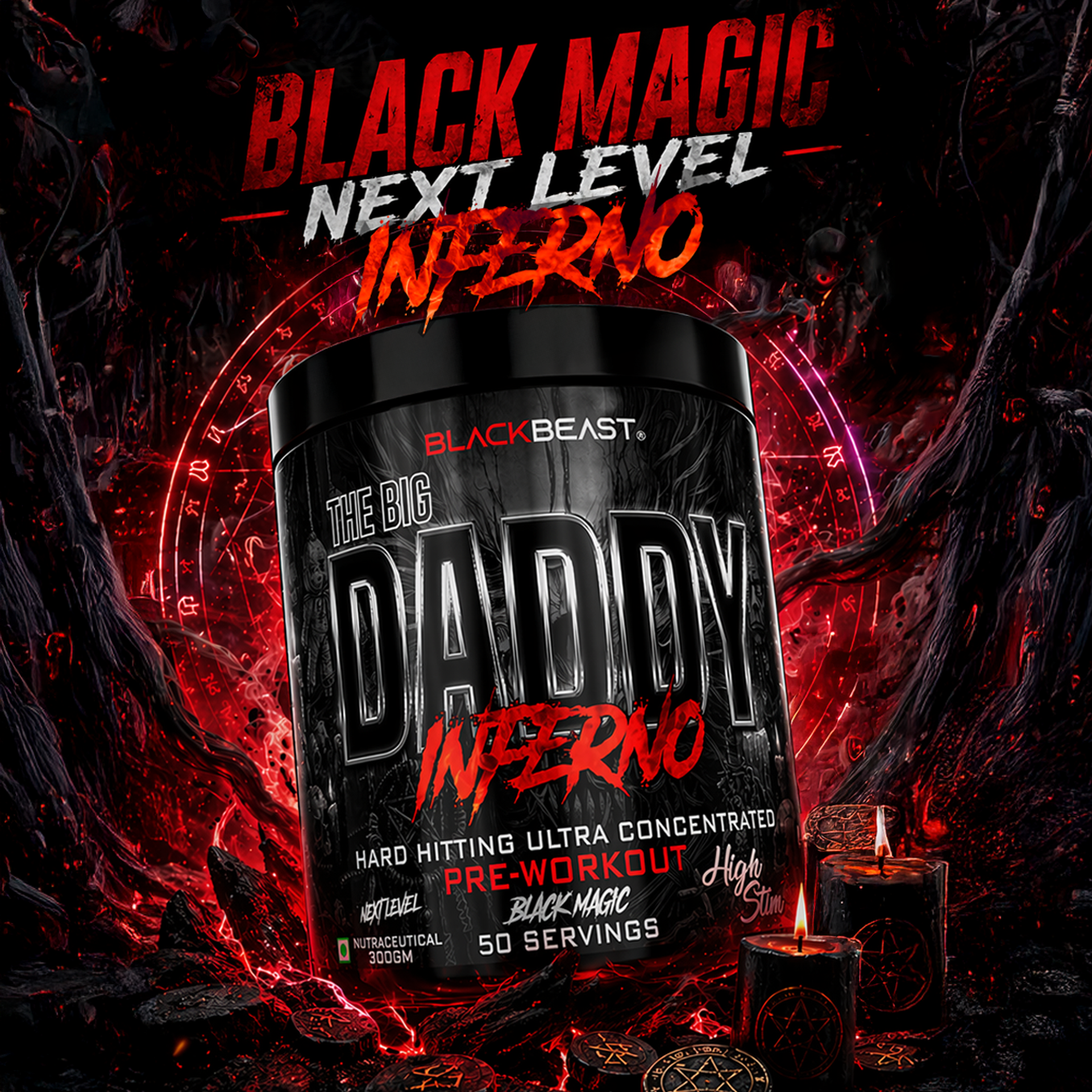 THE BIG DADDY INFERNO PREWORKOUT by BLACK BEAST