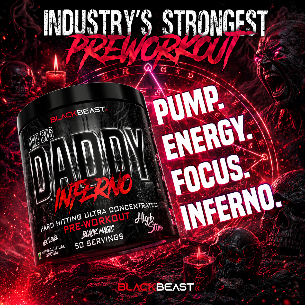 THE BIG DADDY INFERNO PREWORKOUT by BLACK BEAST