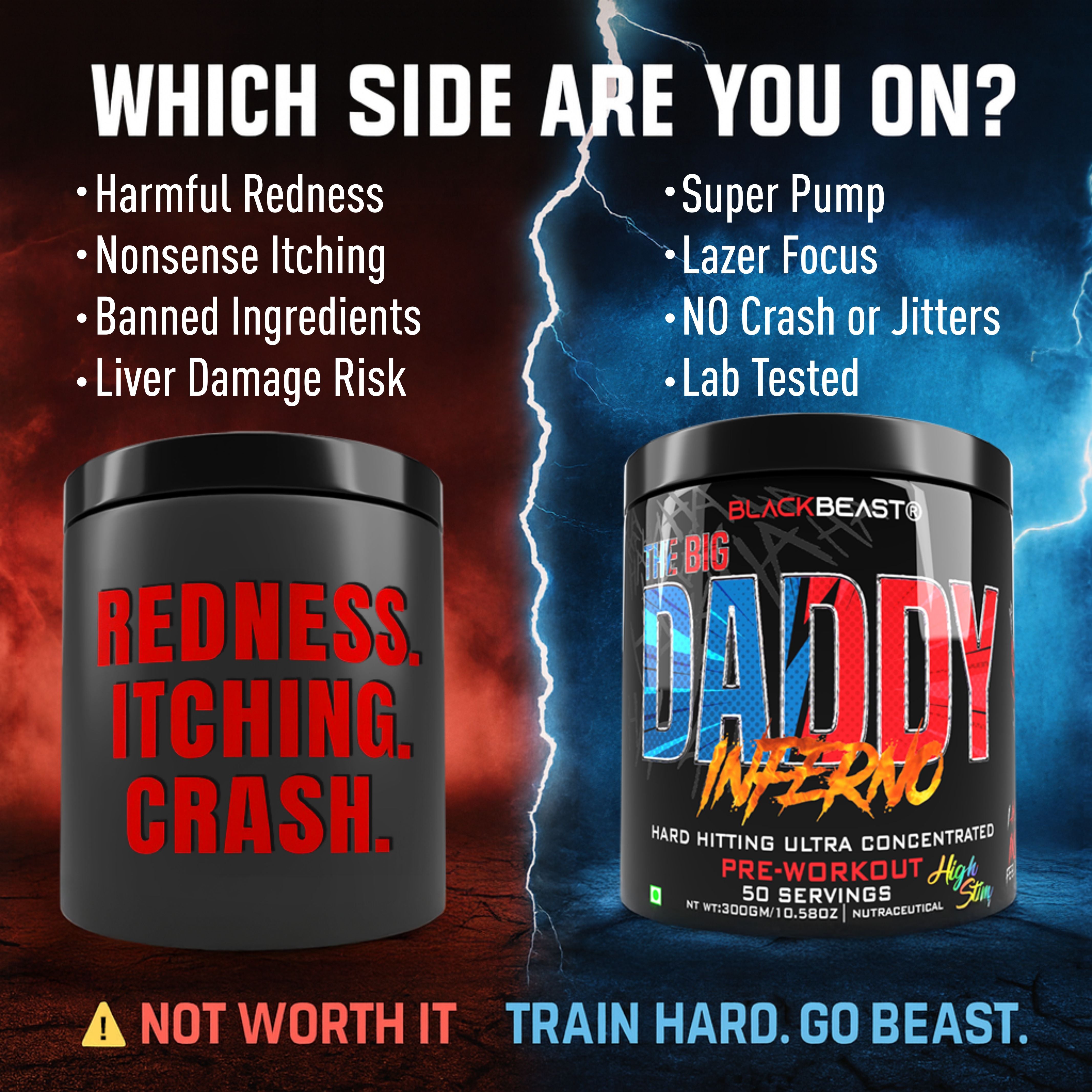 THE BIG DADDY INFERNO PREWORKOUT by BLACK BEAST