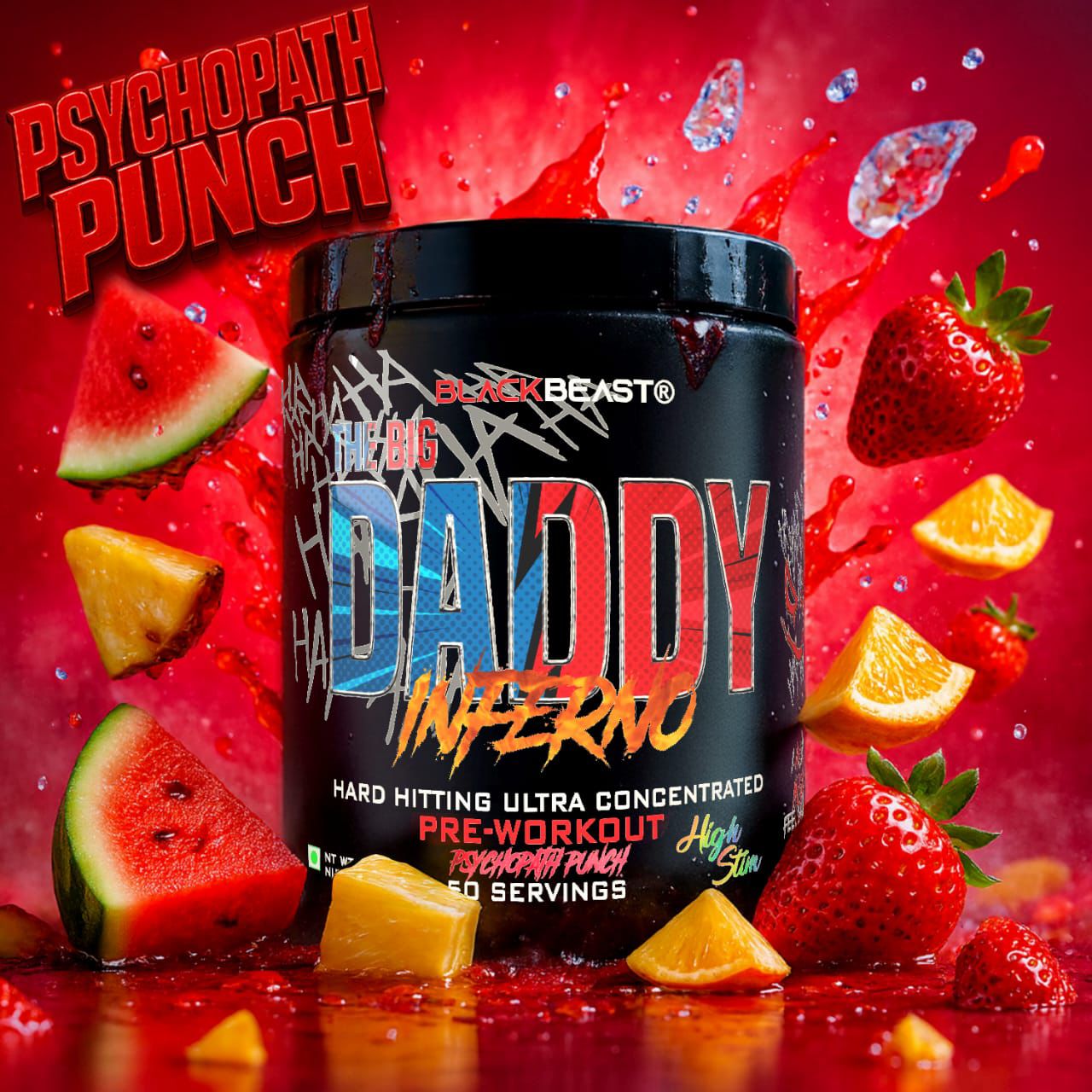 THE BIG DADDY INFERNO PREWORKOUT by BLACK BEAST