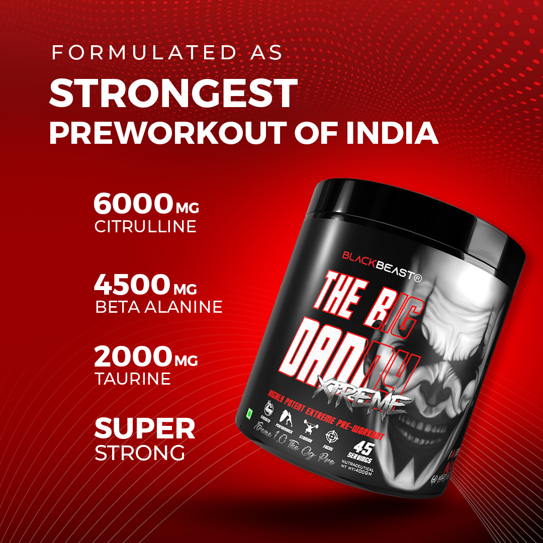 THE BIG DADDY XTREME 1.0 The OG PREWORKOUT by BLACK BEAST