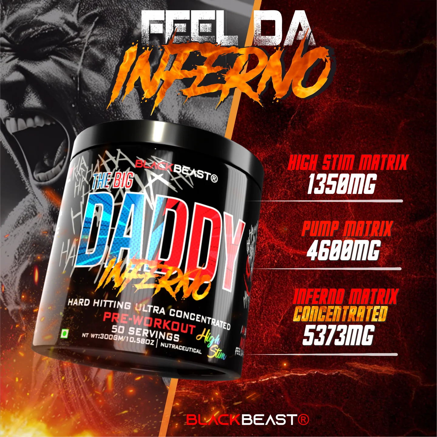 THE BIG DADDY INFERNO PREWORKOUT by BLACK BEAST